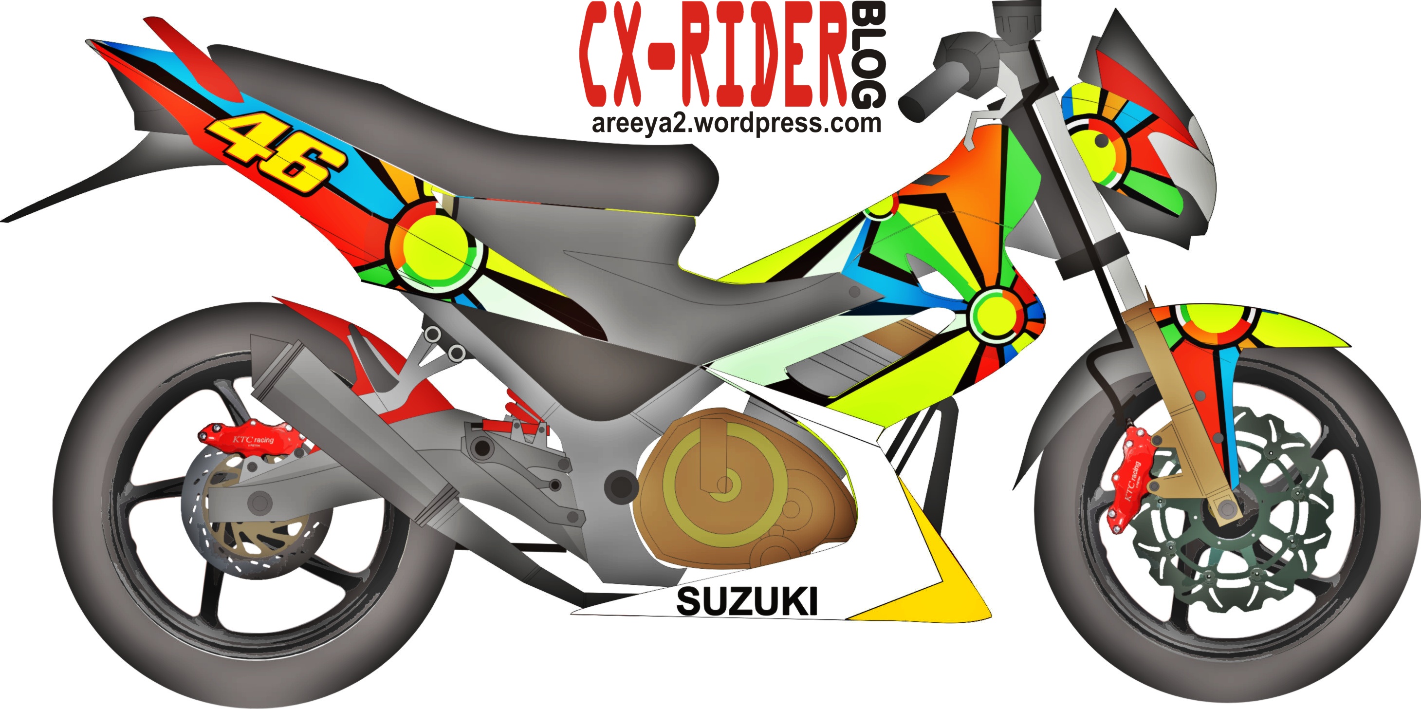 Gambar Sketsa Motor Drag Bike Terupdate Gentong Modifikasi