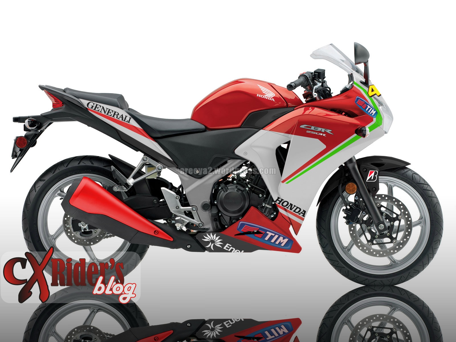 virtual CBR 250  livery ducati  gp12 cxrider com