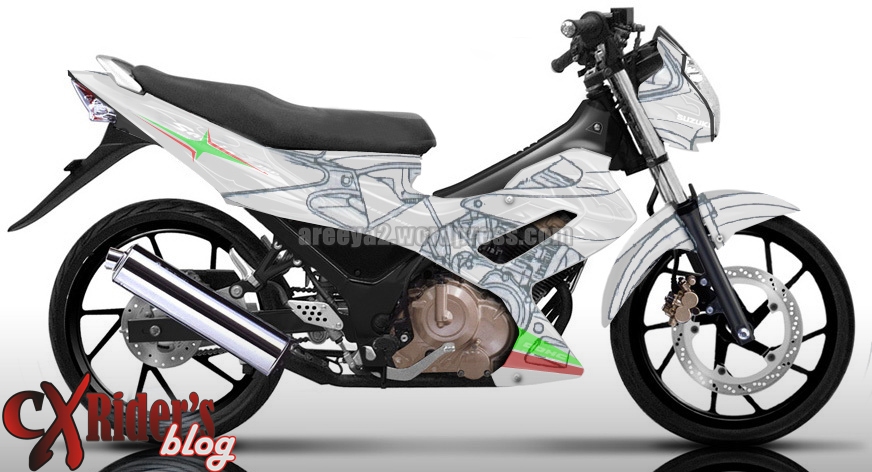 striping satria new gray1