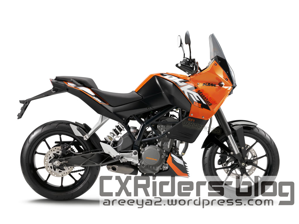 Cxridercom Konsep Modifikasi KTM Duke 125 200 Fairing Adventure