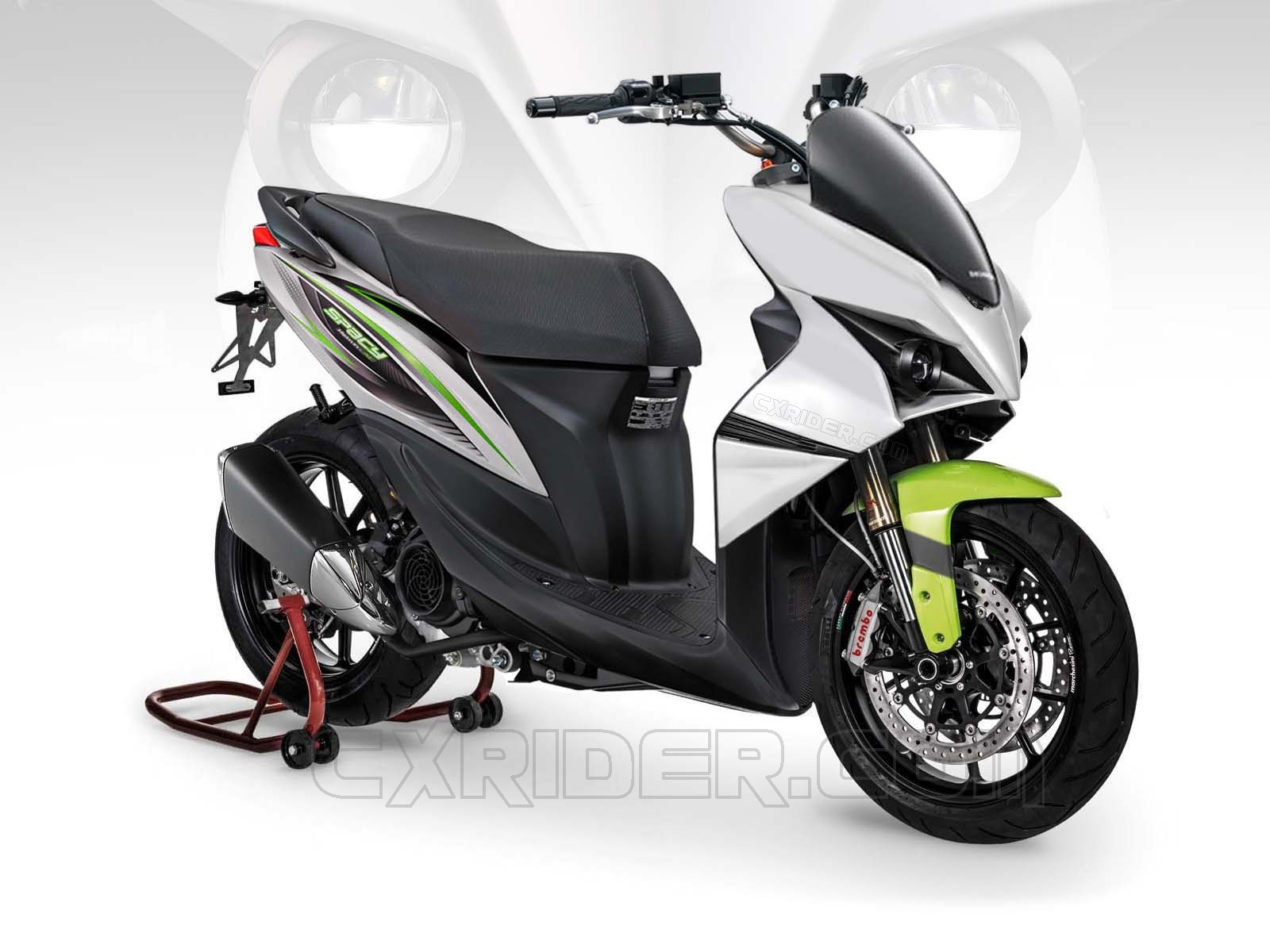 Cxridercom Konsep Modifikasi Honda Spacy Ego Matic Cxridercom