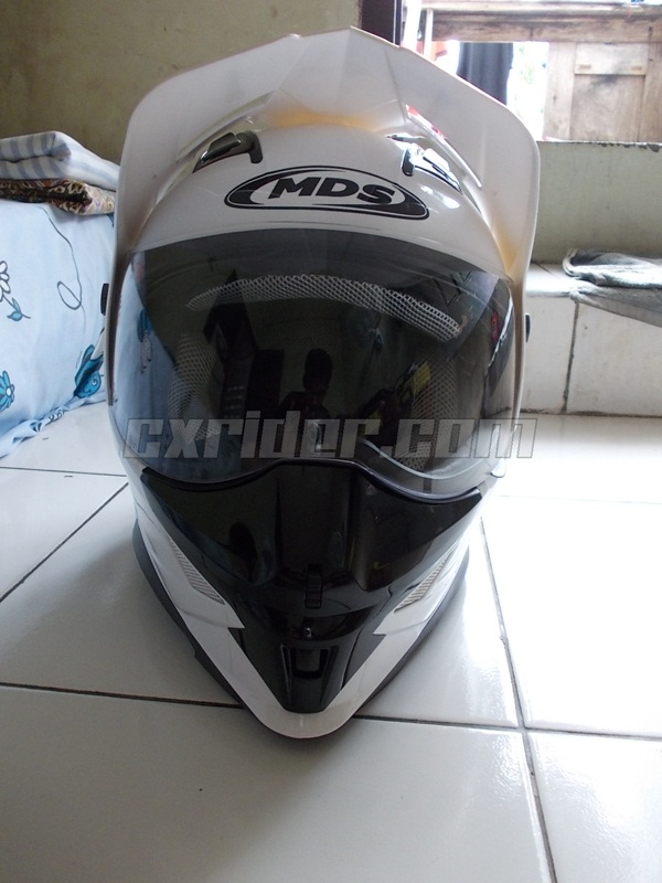 Review singkat helm supermoto lokal, MDS Superpro 