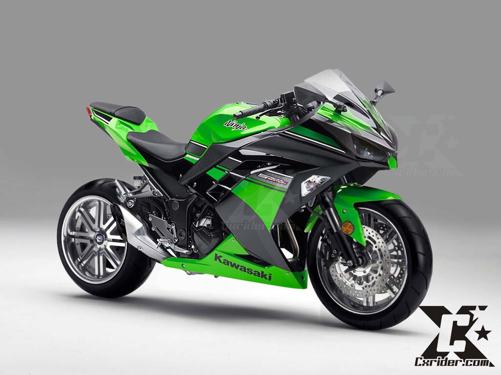 Cxridercom Konsep Modifikasi Kawasaki Ninja250fi Racing Elegan