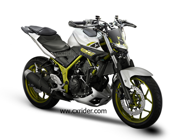 Konsep modifikasi yamaha mt25 berheadlamp motoCagesix 