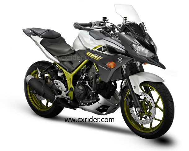 Konsep modifikasi Yamaha MT 25 half fairing - cxrider.com