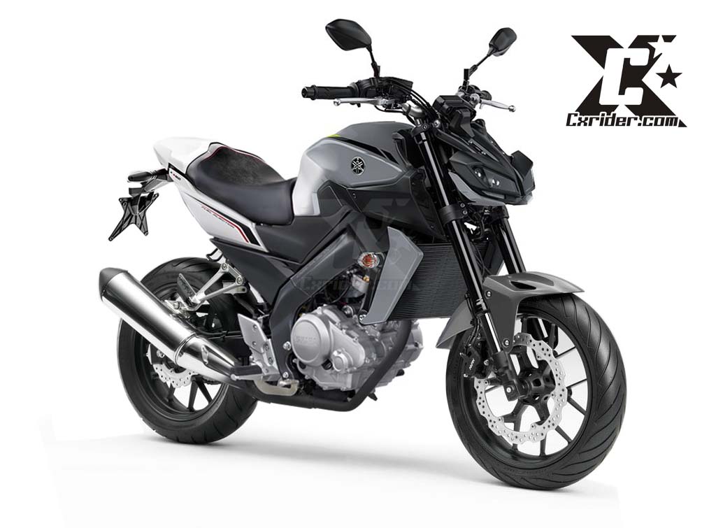 Modifikasi Yamaha New Vixion ala Yamaha MT09 2017 