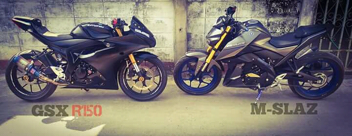 Modifikasi Suzuki Gsx R150 Hitam - Nelpon i